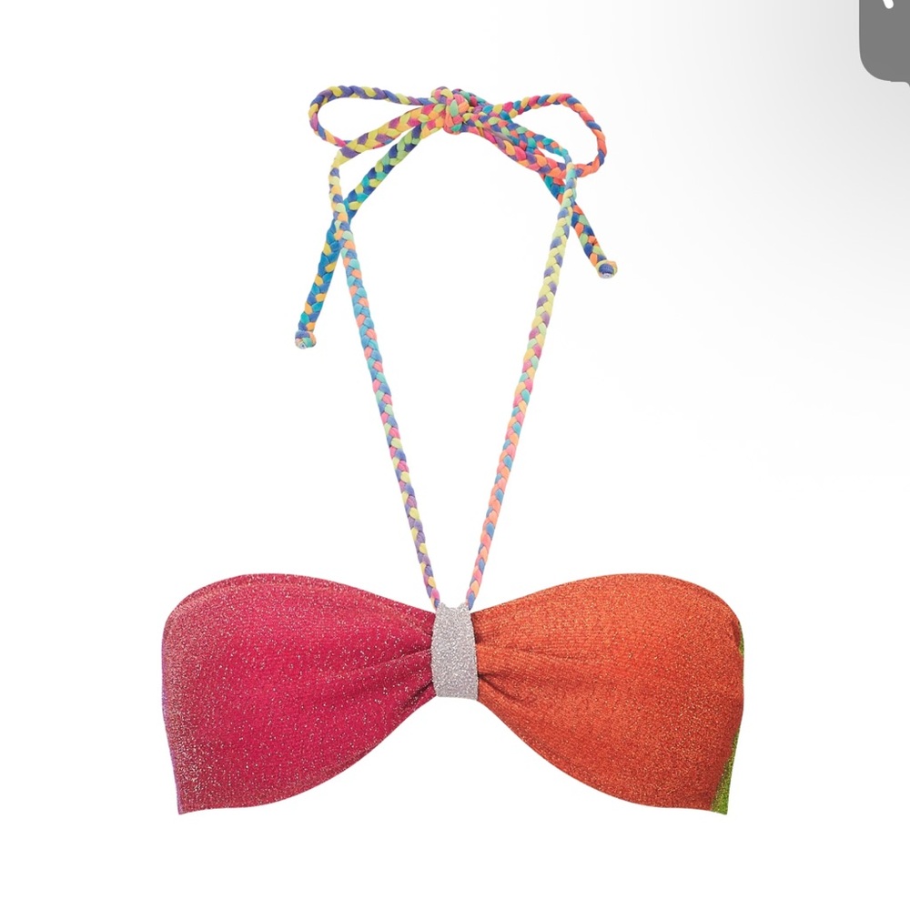 Kurt Geiger Rainbow String Bikini Top